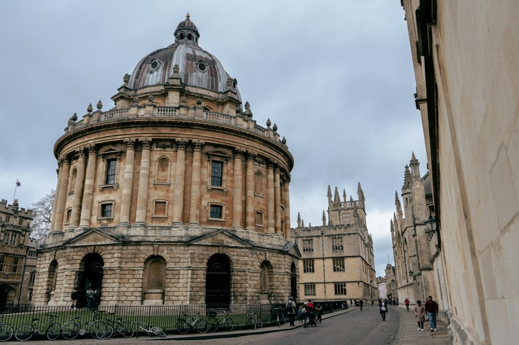 The domed Radcliffe Camera in Oxford, England